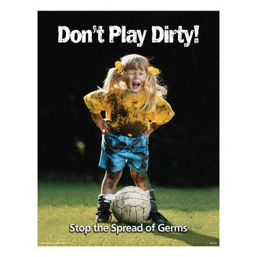 Girl "Don't Play Dirty" Posters - Braeside Displays